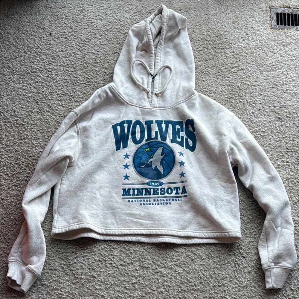 Minnesota Timberwolves Cropped Hoodie